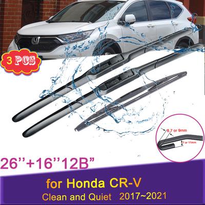 3X Auto Ruitenwisserbladen Set Kit voor Honda CR-V CRV CR V 5 2017 2018 Voorruit en Achterruit Ruitenwissers Auto