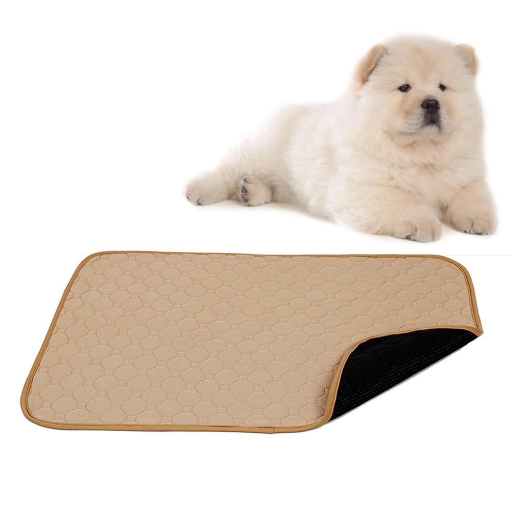 Washable Reusable Pet Dog Cat Pee Pads Waterproof Size Beige Special Design Anti-Slip Pet Pee Pad Puppy Training Pad
