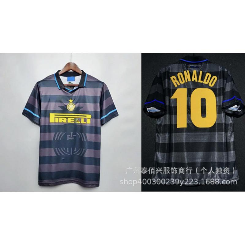 Wholesale Serie A Classic Retro Football Jersey AC Milan Kaka Inter Home and Away Short Sleeves Undertake Delivery