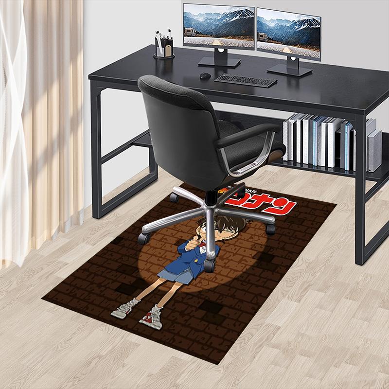 1pc Detective Conan Mystery Carpet for Playroom Bedroom Living Room Sofa Home Decor,kids Game Area Rug Non-slip Floor Mat Y72318