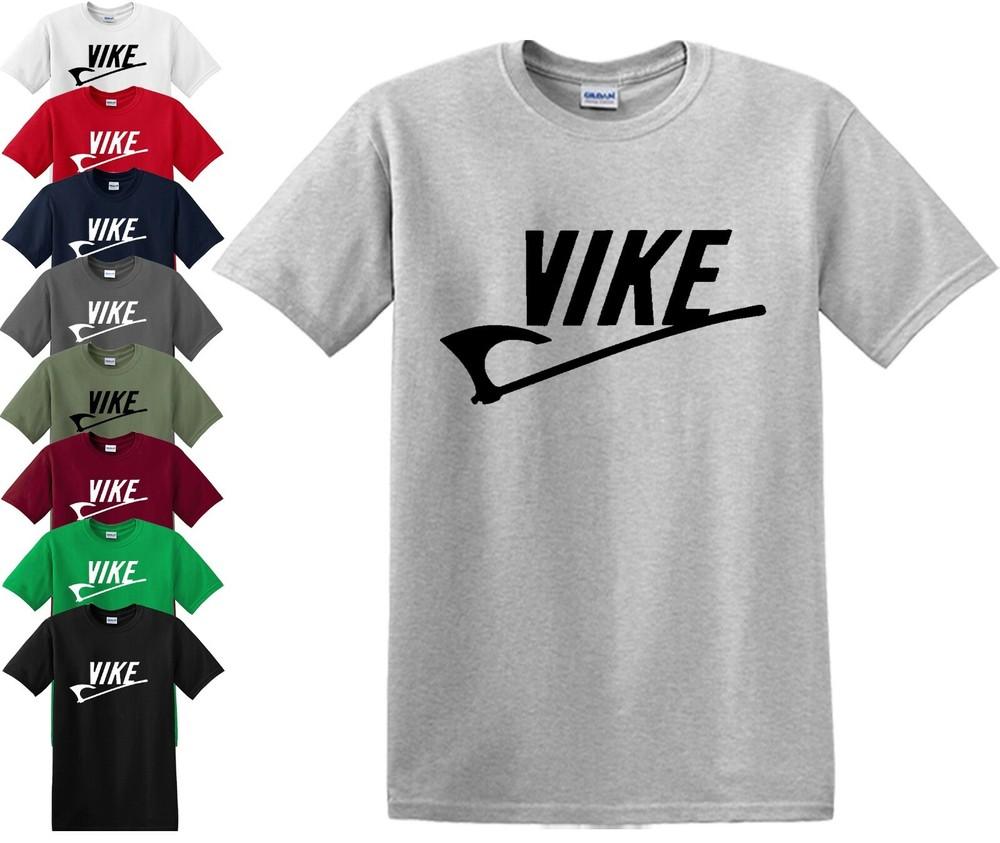 

Vike Mens T-Shirt Vikings Inspired t shirt Dad uncle Birthday funny Gift top Tee 2XL
