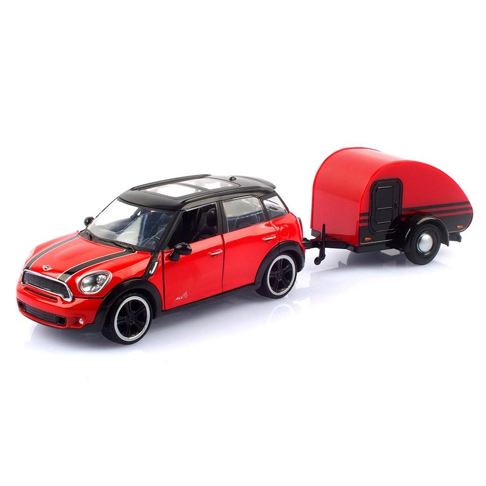 МОТОРМАКС 1:24 Литая модель Mini Cooper S Countryman с прицепом - MTX797615RE