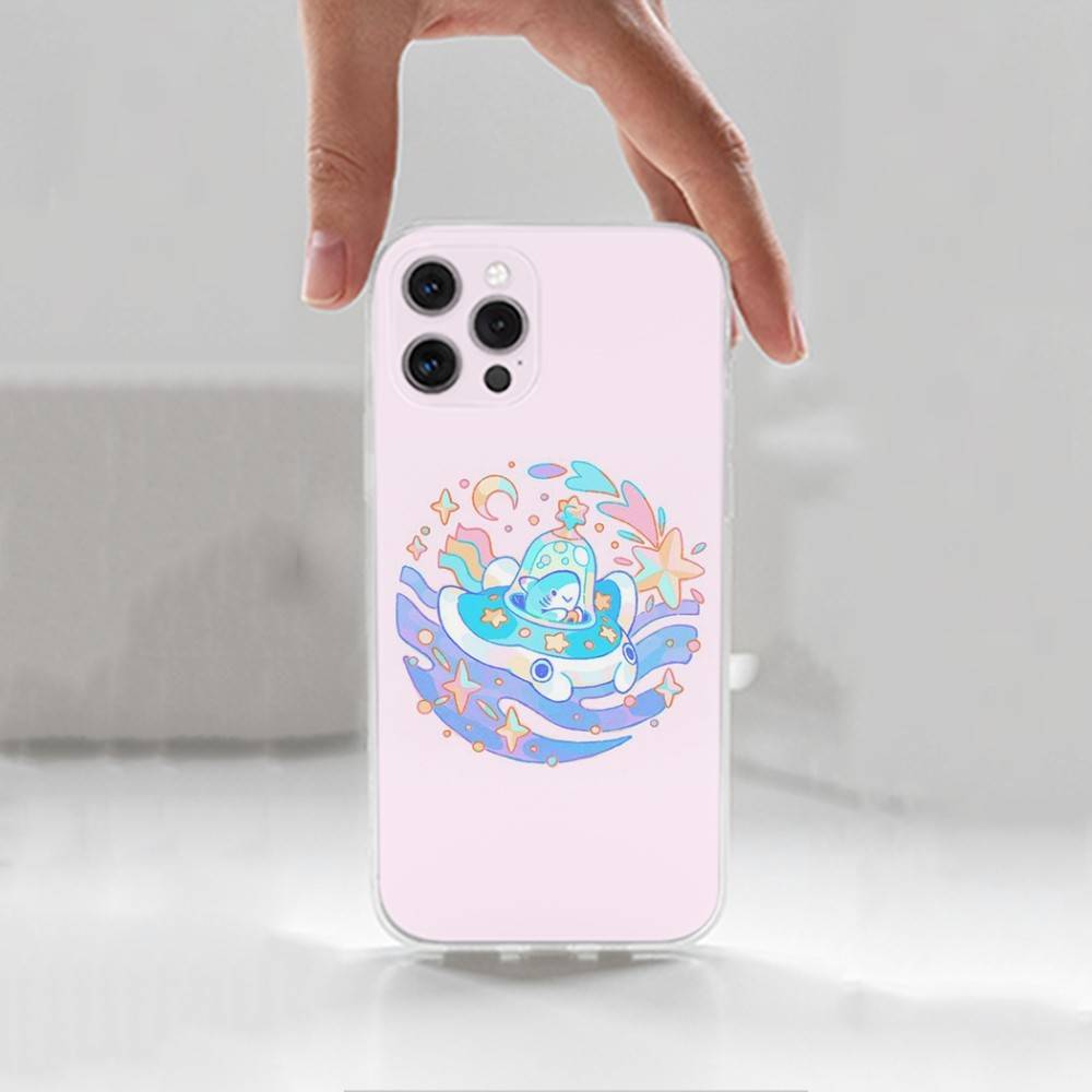 Cute S-Sharks-s Phone For iPhone 14,13,12,11,17,16,15,Pro,X,XS,XR,SE,Max,Plus,Mini Transparent Soft Cover
