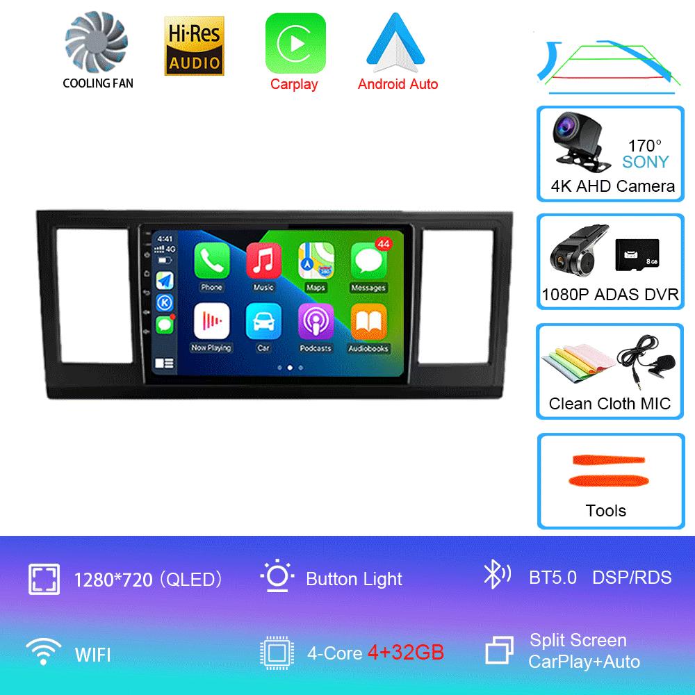 For VW Volkswagen Caravelle 6 T6 2015-2020 DSP Car Radio Multimedia Video Player Android 14 Auto Carplay Navigation GPS DVD