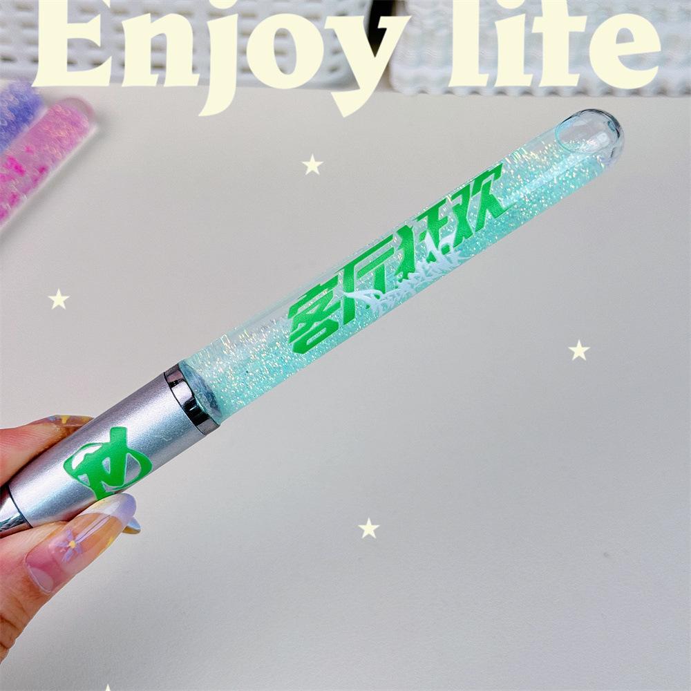 Ins Style Quicksand Glow Stick Concert Fluorescent Stick DIY Graffiti Luminous Mini Acrylic Lamp