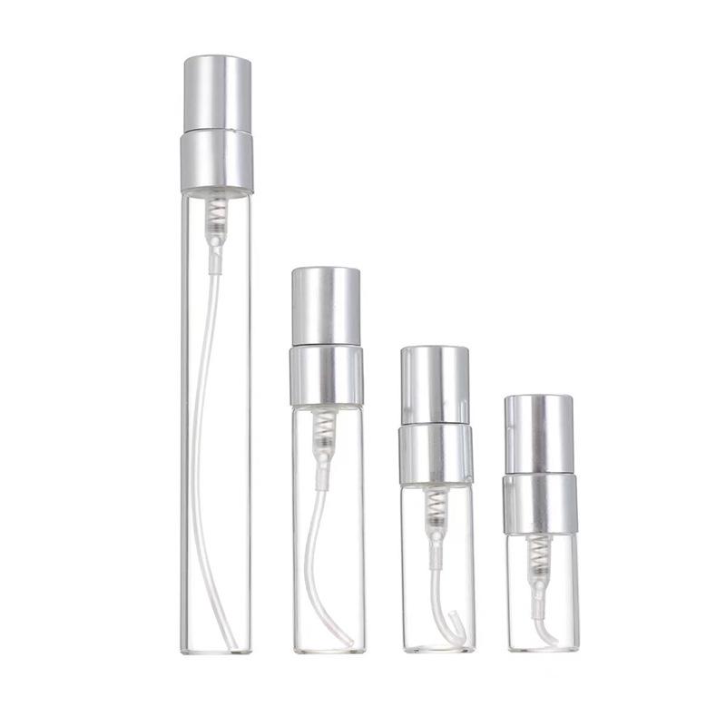 2ml, 3ml, 5ml, 10ml High-Grade Glass Perfume Decant Bottles - Portable, Empty Spray Bottles for Liquids