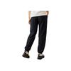Anta Solid Color Mid Waist Simple Cuffed Knitted Sports Pants Women Bottoms Black 162428302-2