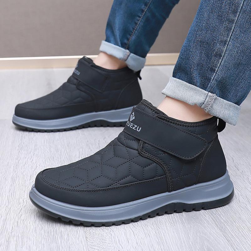 Shoes Men's 2025 Winter New Foreign Trade Snow Boots Outdoor Fleece Cold Resistant Warm Cotton Boots Casual Versatile