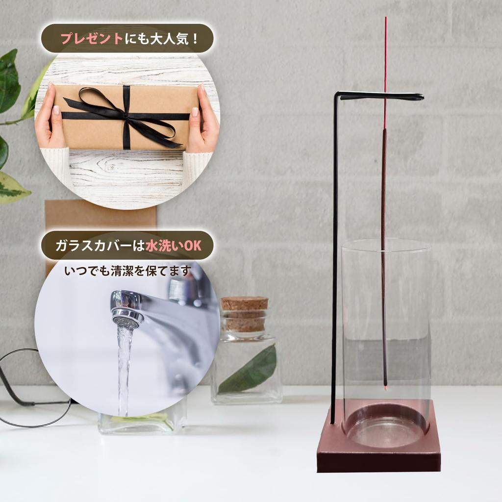 sac taske Spill-Proof Incense Holder, Hanging, Modern and Simple, for Incense Burners and Incense Sticks (Yen, Gold)