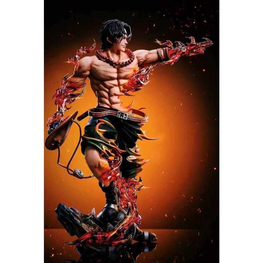 Ace Anime Figure Portgas·D· Ace Action Figurine Statue Pvc Gk Model Collection Doll Desk Decoration Toy Birthday Gifts