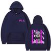 Felpe con Grafica del Viso del Rapper Plk Uomo Donna Moda Musica Pop Tuta Uomo Felpa con Cappuccio Pullover Casual Felpa