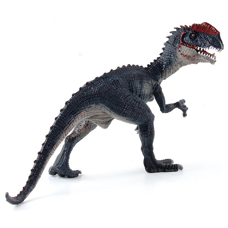 Cross Classic Dilophosaurus Dinosaur Figure: Realistic Jurassic Ornaments for Early Childhood Cognitive Education.