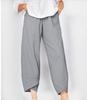 Elastic Waist Cotton Linen Loose Casual Pants for Women - Spring/Summer Collection