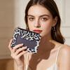 New Women's Leopard Print Key Card Bag Multifunctional Zipper Coin Bag Card Cover Mini Portable Card Bag Small Card Cover