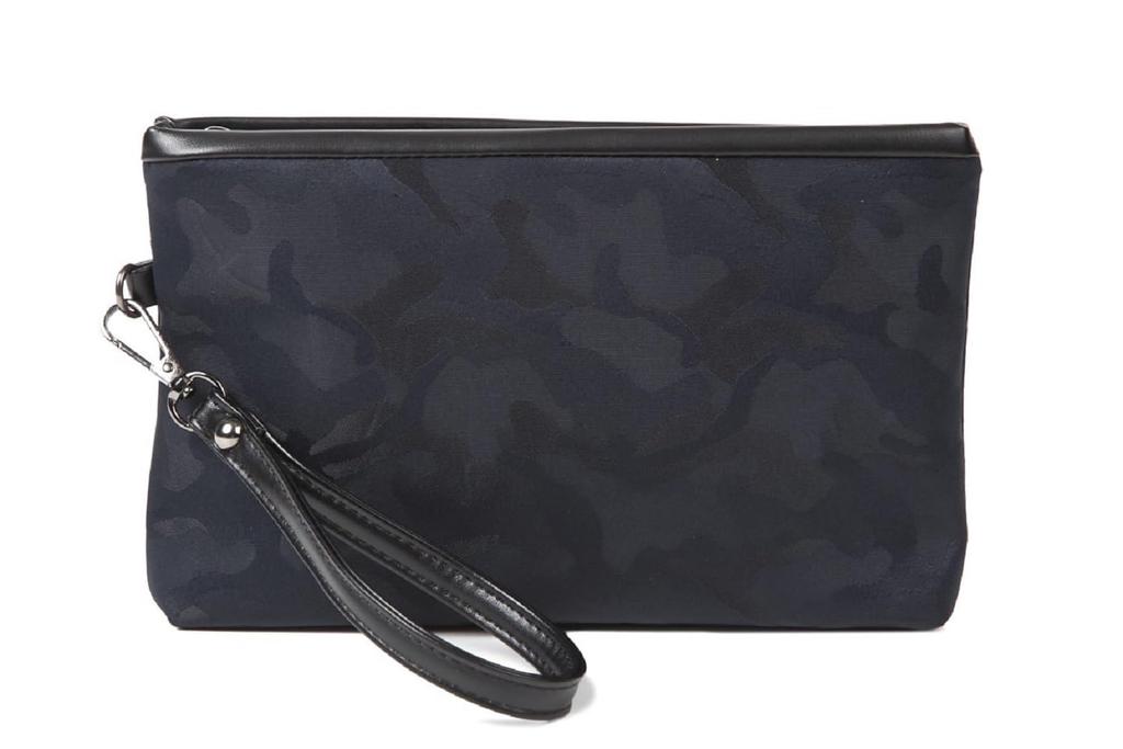 Clutch Camouflage S [cmy Select] Bag, Pattern, Men's, Indigo,