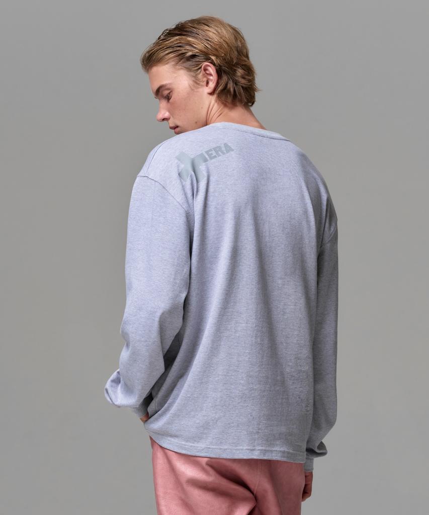 ERA Unisex Era Shoulder Logo T - Melange Gray