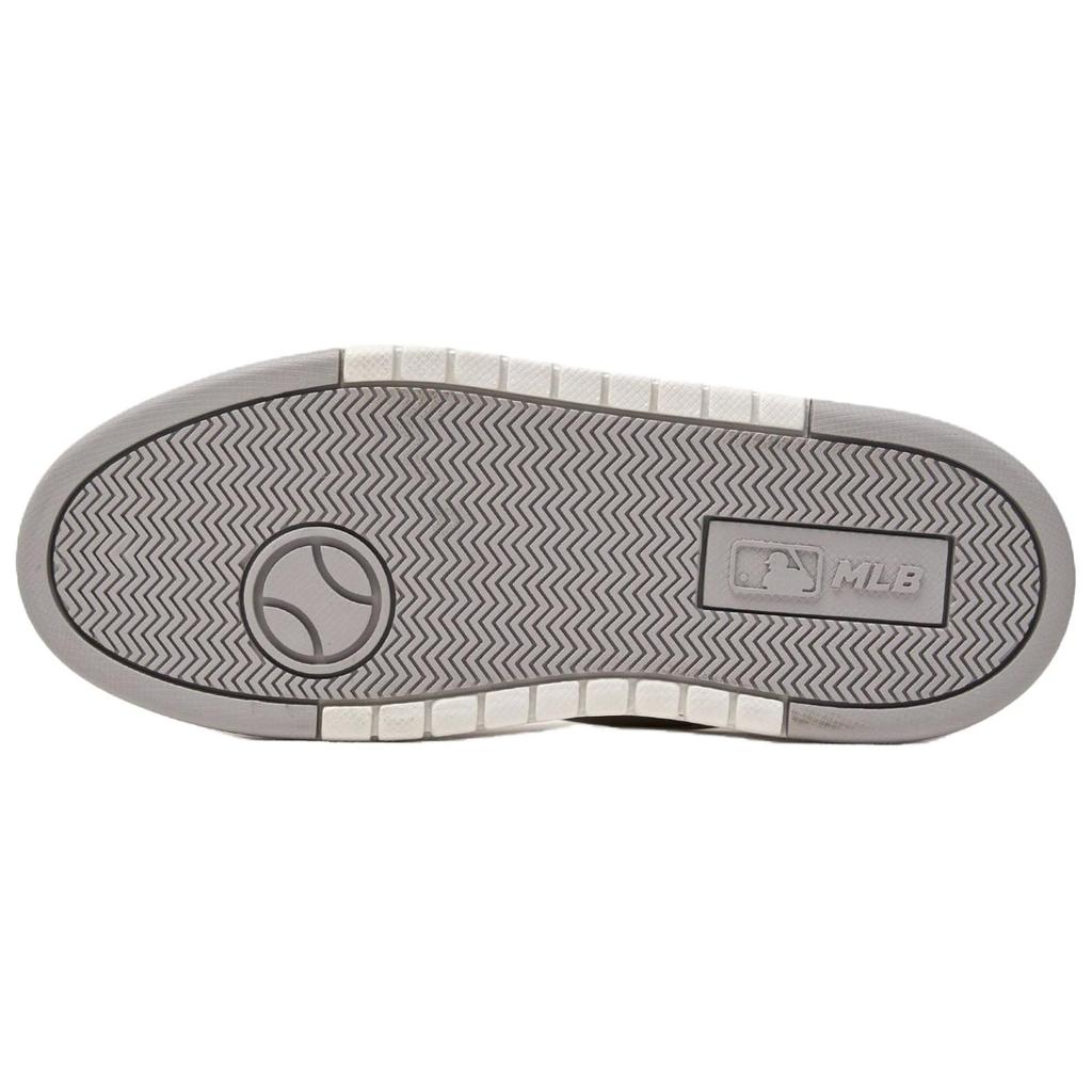 MLB New York Yankees Synthetic Leather Low top Skateboard Shoes Unisex Gray 3ASXM056N-50GRS