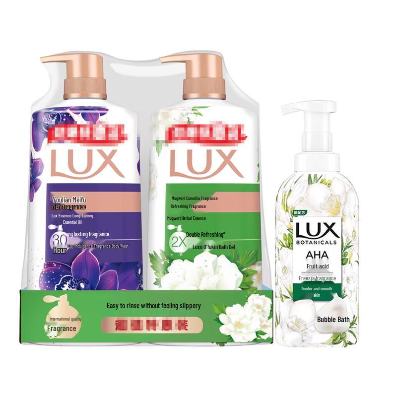 Гель-пена для душа Lux с ароматом эфирного масла