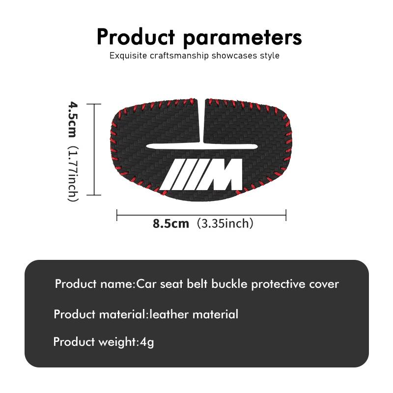 FA4Car Seat Belt Buckle Protector Anti-Scratch Adjusting Clip For BMW 1 3 5 7 Series M F01 F20 F10 F13 E52 E53 E60 E93