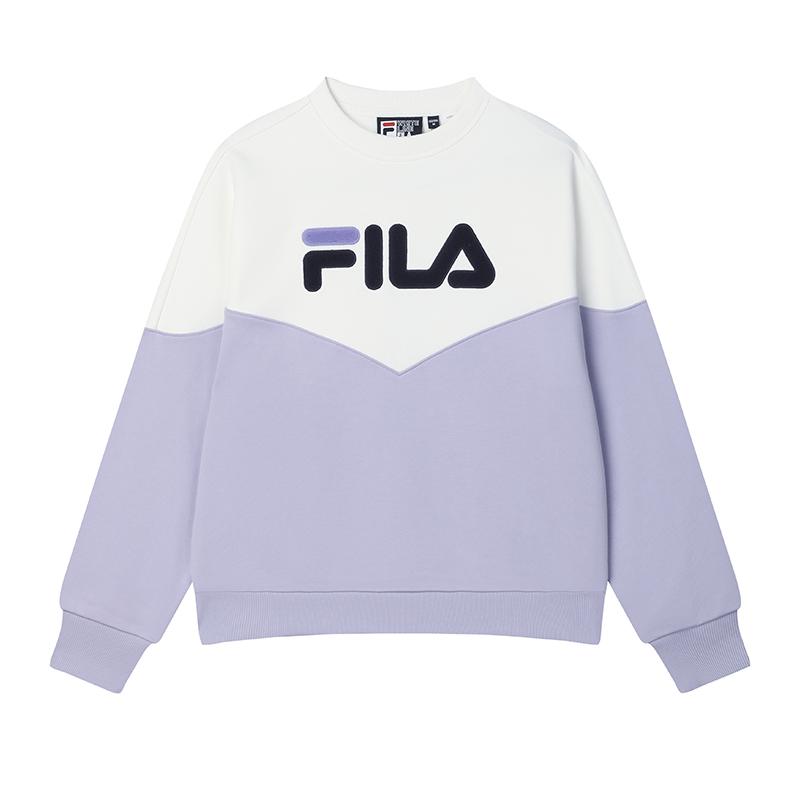 New FILA Sweatshirt Women's Cloud White F11W449218FWT