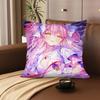 Funny Anime New Puella Magi Madoka Magica Pillow Case Fashion Square Pillowcase Bedroom Sofa Room Ins Decoration Leisure Cushion
