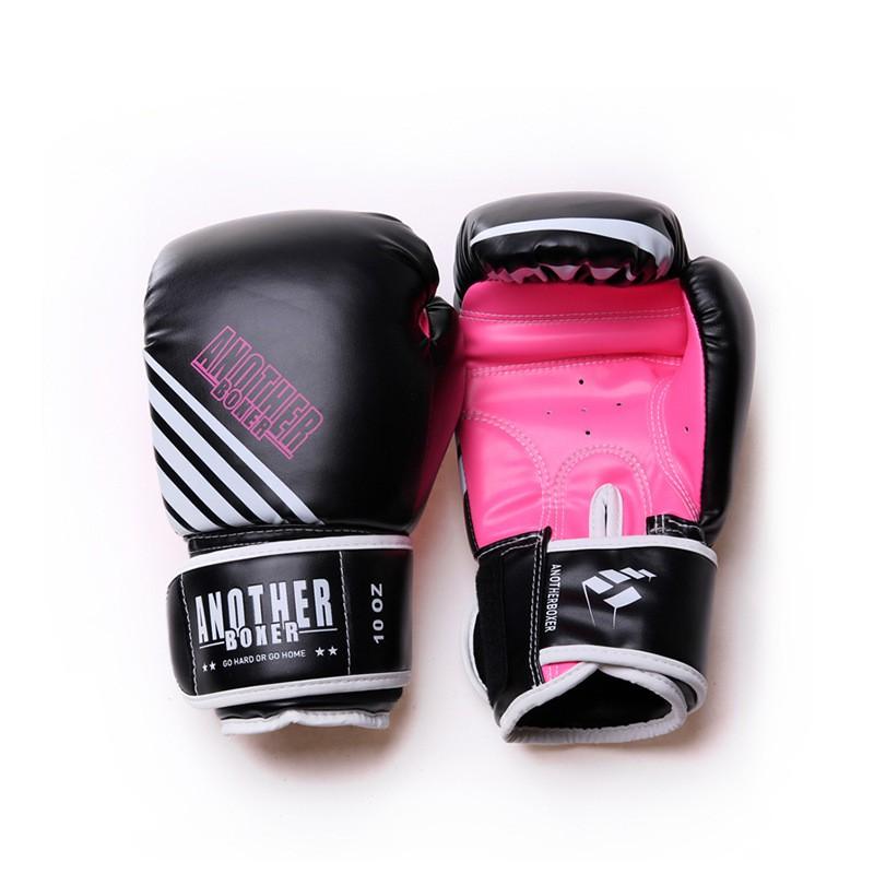 Kids Adult Boxing Gloves Muay Thai MMA Combat Training Punching Bag Gym Use 4oz-14oz