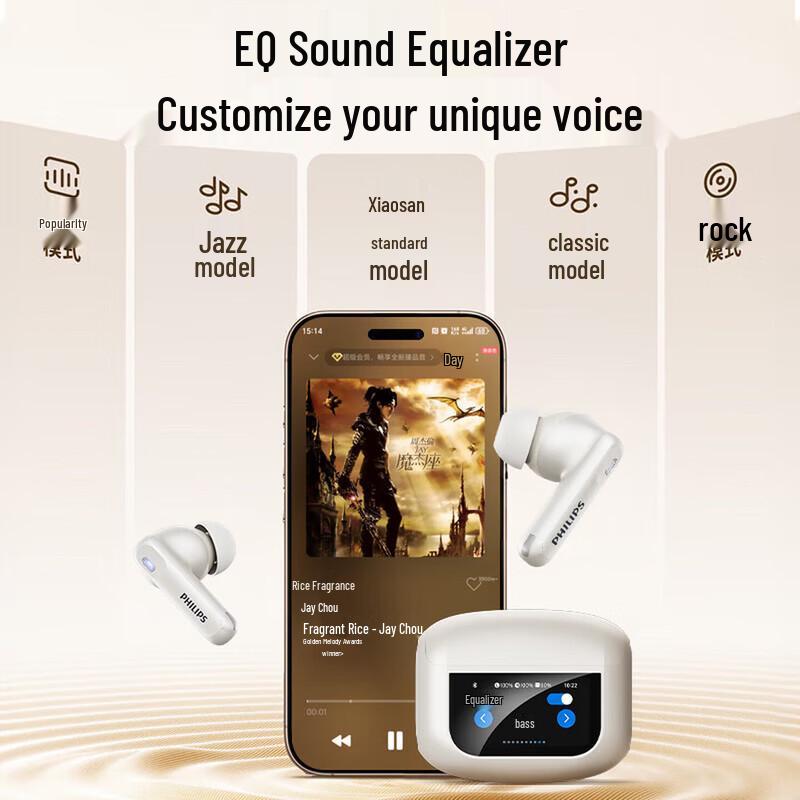 Philips Smart Touch ANC True Wireless Earbuds