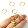 Needle Clip Knitting Accessories Hexagon Bee Crochet Locking Needle Clip Locking Stitch Markers