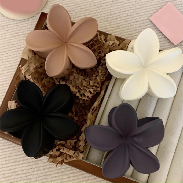 Delicate Flower Shape Hairpin Girls Taking Photo Ponytail Hair Claw Anti-Slip