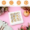 10/24Pcs Cupcake Packing Box 16-Grids Paper Bakery Boxe with Clear Window for Party Desserts Pastries Chocolates Containers New