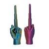 3D Printed Retractable Middle Finger Telescopic Middle Finger Figurine Stress Relief Toy Home Office Living Room Desktop Decoration Ornament Gag Gift
