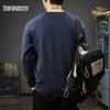 MARK FAIRWHALE Men's Casual Long Sleeve Round Neck Sweatshirt