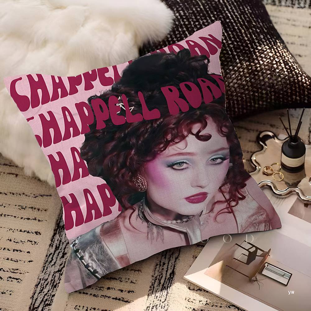Singer C-Chappell Roan Pillow Anime Pillow Sofa Bed Head Pillow Cover Cushion Cover 45X45 Cm Fashion