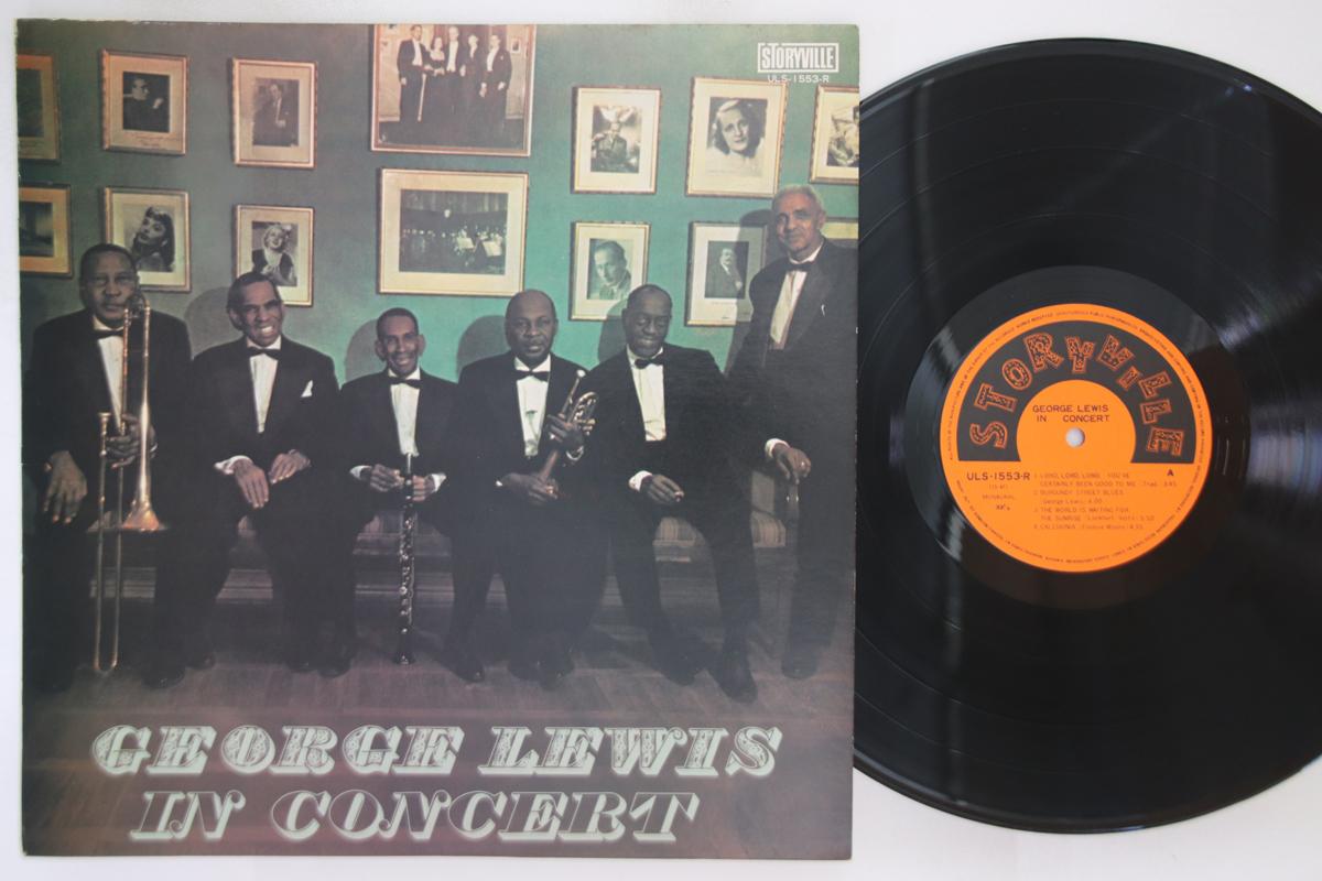 

LP Record GEORGE LEWIS - In Concert ULS1553R STORYVILLE 1974 Japan Jazz Used
