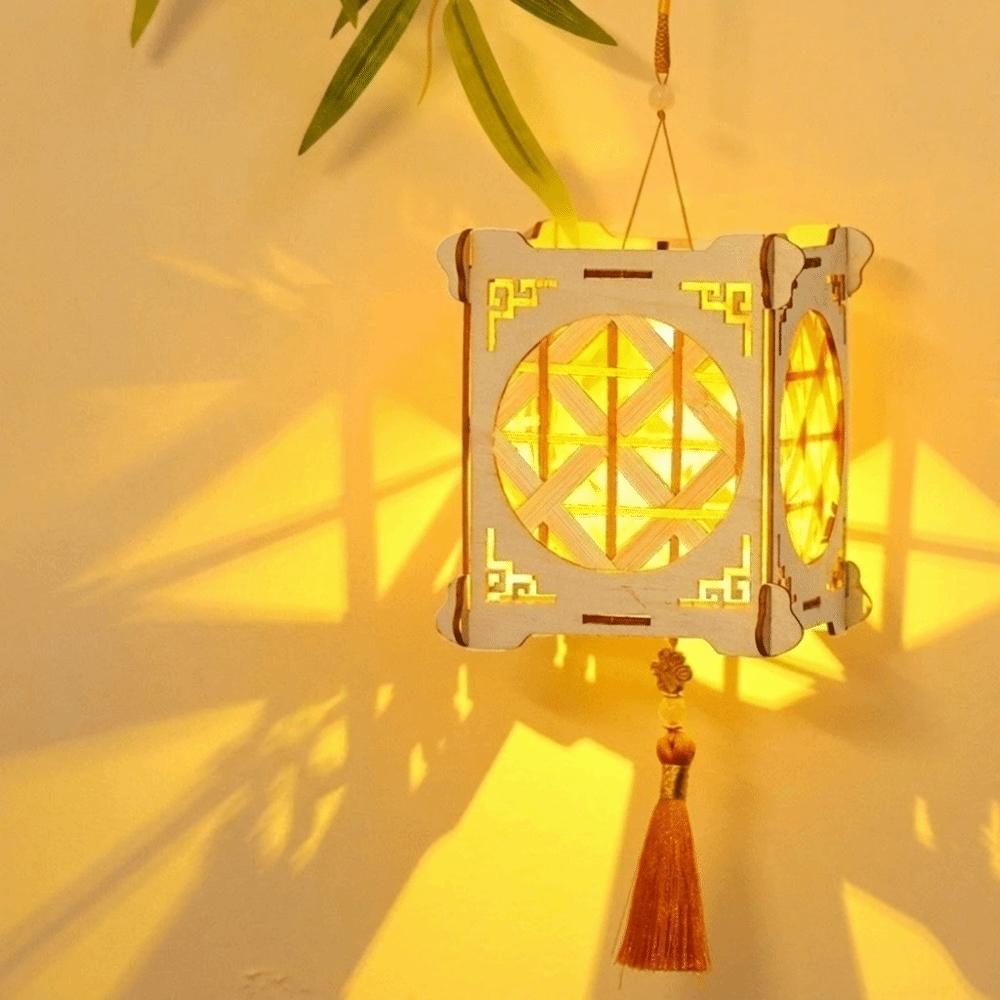 Glowing Portable Flower Lantern Rabbit Handheld Lantern Luminous Lantern  Children s Style A