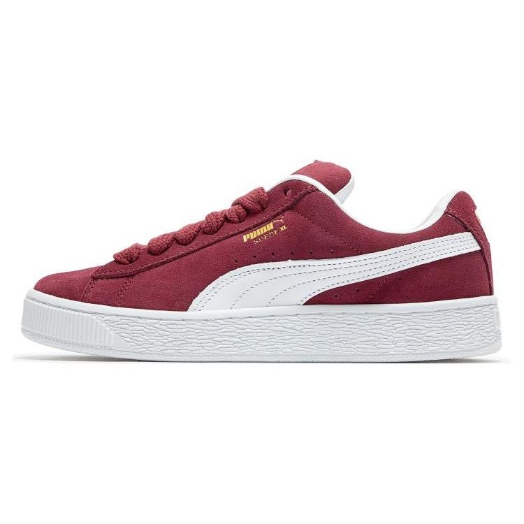 PUMA Suede XL  Bordeaux White  Men s 395205-12 EU 35.5