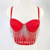 Black Friday Party Sexy Tassel Corset Top Push Up Backless Bustier Club