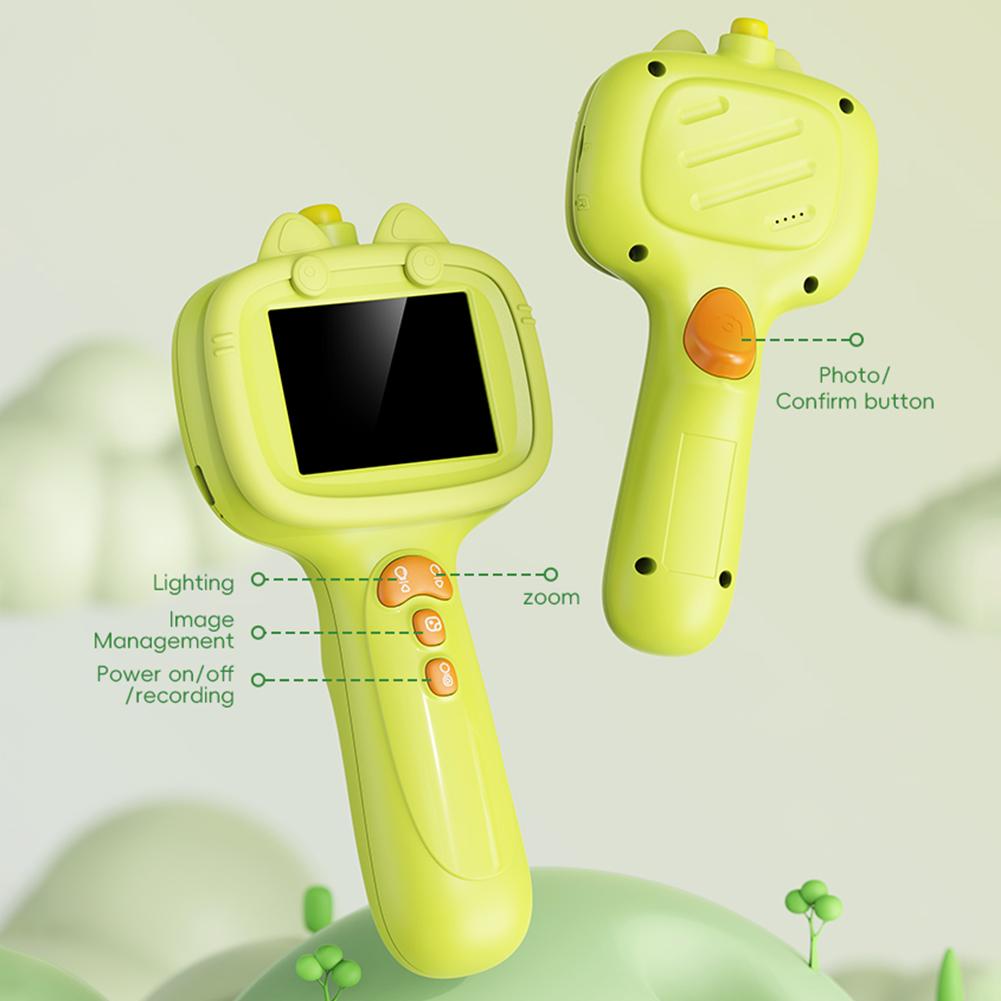 Kids Endoscope 2MP Borescope Snake Camera Nature Exploration Inspection Camera Science Gifts for Camping Nature Exploration