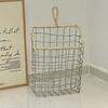 Woven Wire Wire Storage Basket Hollow out Storage Bin Decoration Storage Basket  Home
