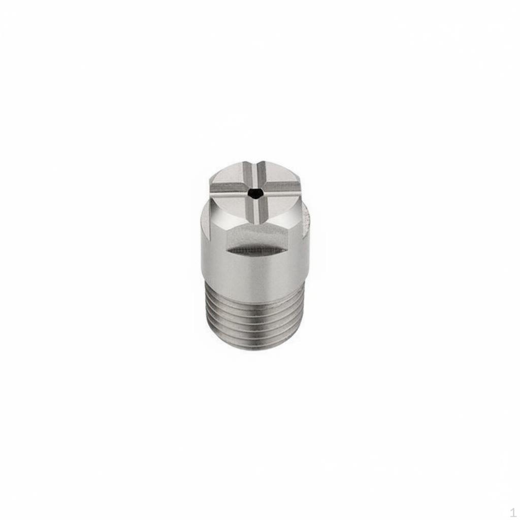 Stainless Metal Rectangle Nozzle Wide Angle Solid Cone RustResistant Flat Fan Spray Tip for