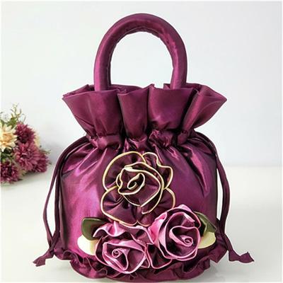 Lady Mobile Phone Bag Coin Purse Dinner Bag Lady Handbag Makeup Bag Flower Bucket Bag Chinese Style Small Bag