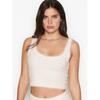 Women ~ Wei * Mi Furry Sleeveless Vest Elastic Waist Shorts Set