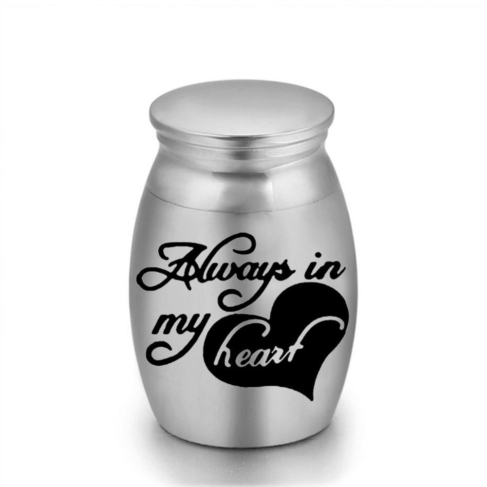 Aluminum Zinc Zinc Alloy Dog Cat Memorial Urn Mini Pet Cremation Urn  For Pets Small Animals Ashes