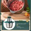 Stainless Steel Rechargeable 5-Speed Meat Grinder & Food Processor 2-3L