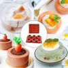 12 Cavity Rectangle and 6 Cavity Round Silicone Baking Molds for Muffins Cakes and Desserts Non Stick Heat Resistant  Bakeware
