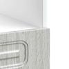 Oven Cabinet Kalmar Grey Sonoma Wood Based Material