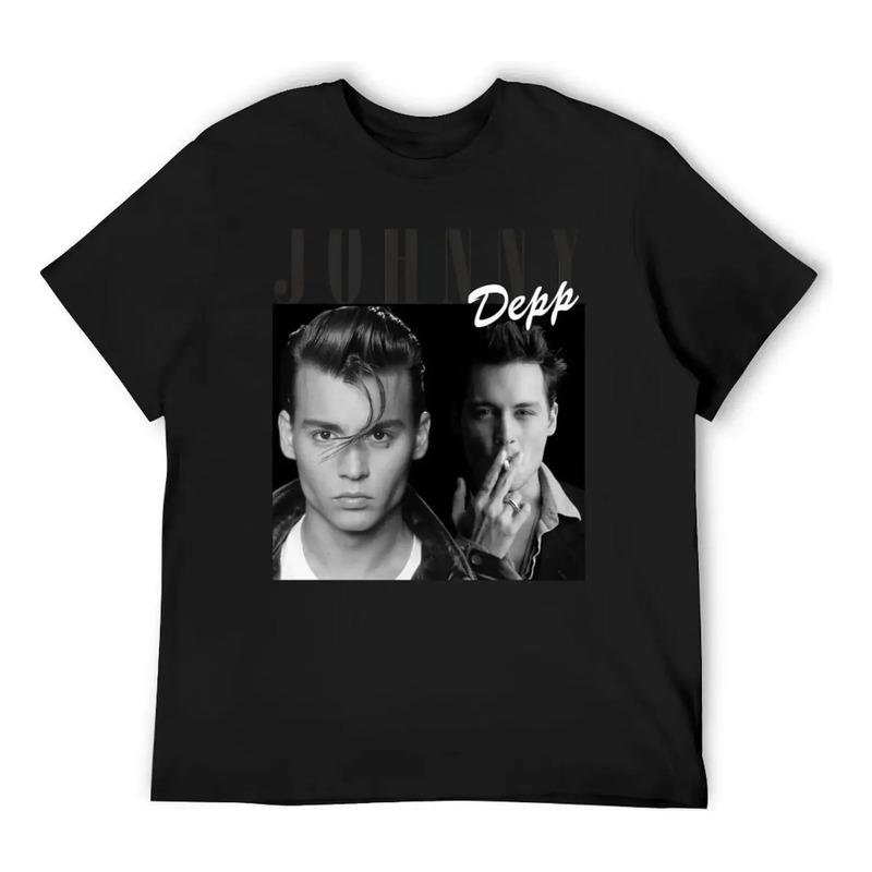 Camiseta Con Estampado De Johnny Depp, Sudadera Vintage, Mat S