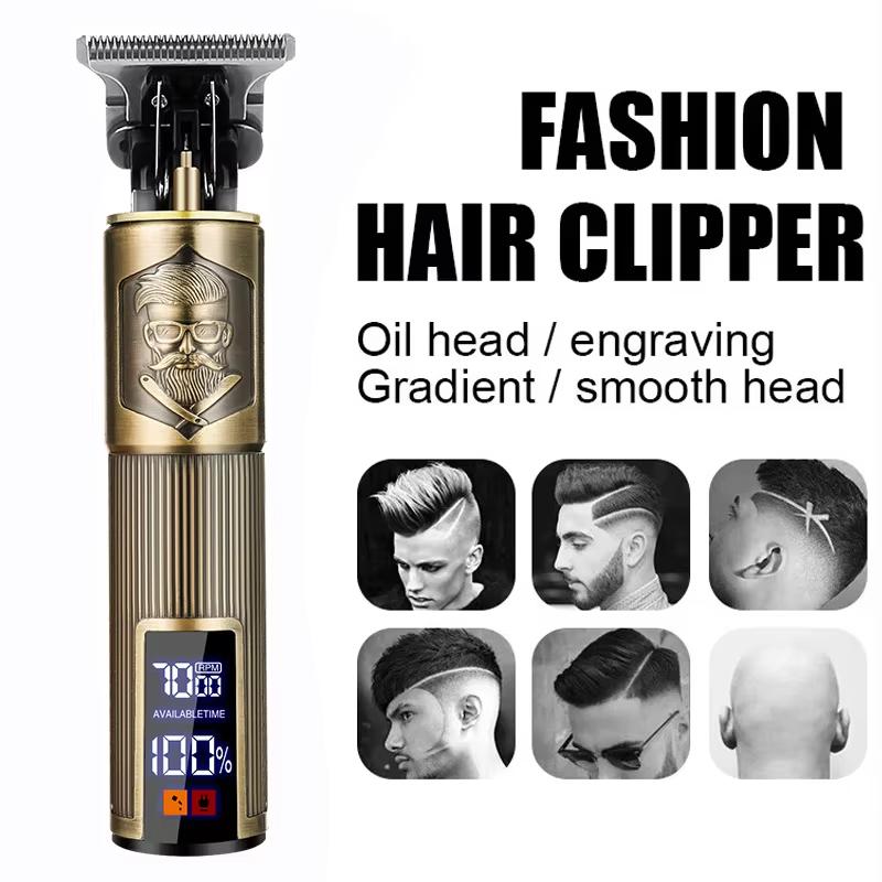 2025 T9 Hair Clipper Repair Beard Shaving Body Hair Trimmer Clippers Electric Machine USB Charging Haircut Machine Barber Shaver
