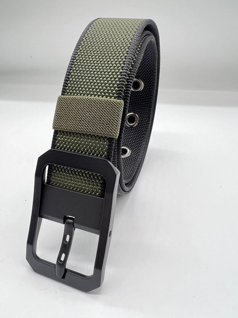 Needle Canvas Korean Denim Student Belt Quality Men'S High Quality Jeans Double Side Belt Buckle Casual