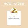 Cute Steamed Bun Squeeze Toy Realistic Soft TPR Fidget for Stress Relief Non-Sticky Slow Rebound Decompression Gadget for Kids Adults